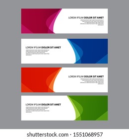 Vector Abstract design banner web template