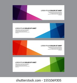 Vector Abstract design banner web template
