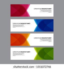 Vector Abstract design banner web template