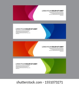 Vector Abstract design banner web template