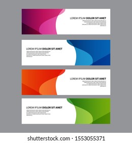 Vector Abstract design banner web template