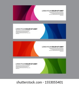 Vector Abstract design banner web template