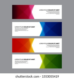 Vector Abstract design banner web template