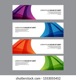 Vector Abstract design banner web template