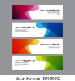 Vector Abstract design banner web template
