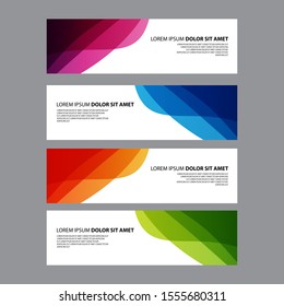 Vector Abstract design banner web template