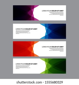 Vector Abstract design banner web template