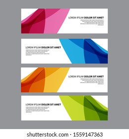 Vector Abstract design banner web template