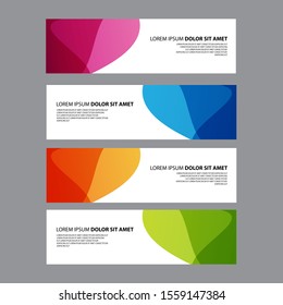 Vector Abstract design banner web template