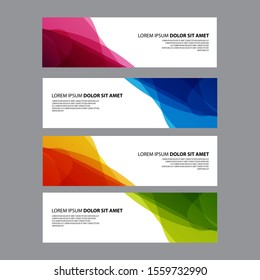 Vector Abstract design banner web template