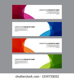Vector Abstract design banner web template