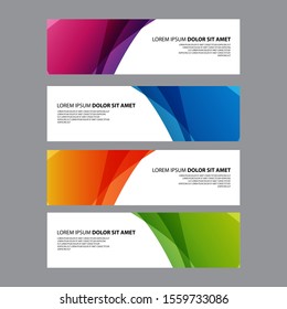Vector Abstract design banner web template