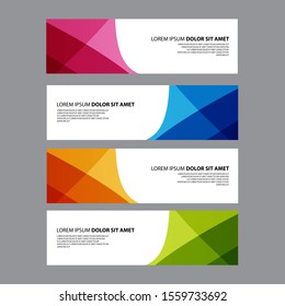 Vector Abstract design banner web template