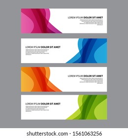 Vector Abstract design banner web template
