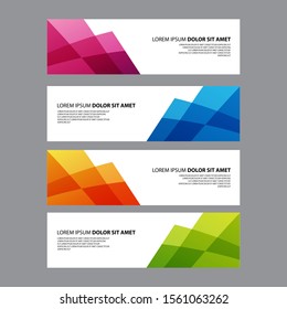 Vector Abstract design banner web template