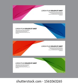 Vector Abstract design banner web template