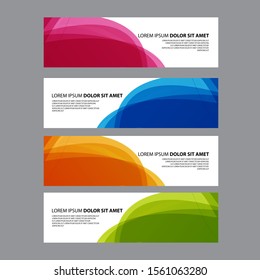 Vector Abstract design banner web template