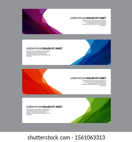Vector Abstract design banner web template
