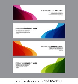 Vector Abstract design banner web template