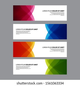 Vector Abstract design banner web template