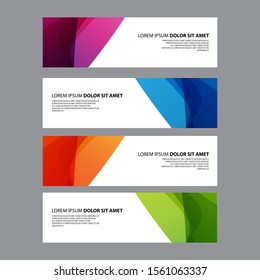 Vector Abstract design banner web template