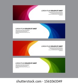 Vector Abstract design banner web template