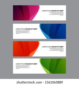 Vector Abstract design banner web template