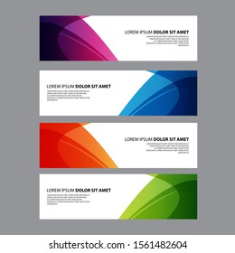 Vector Abstract design banner web template