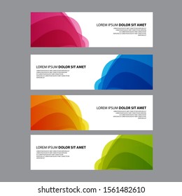 Vector Abstract design banner web template