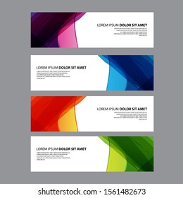 Vector Abstract design banner web template