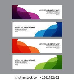 Vector Abstract design banner web template