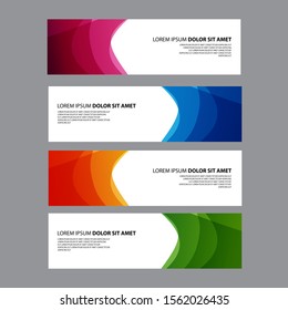 Vector Abstract design banner web template