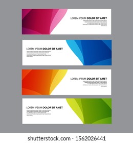 Vector Abstract design banner web template