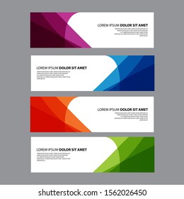 Vector Abstract design banner web template