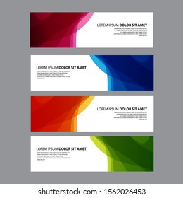 Vector Abstract design banner web template
