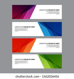 Vector Abstract design banner web template