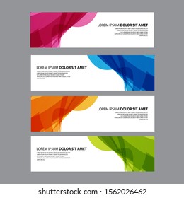Vector Abstract design banner web template