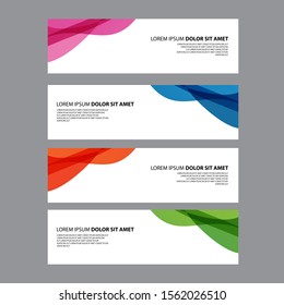 Vector Abstract design banner web template