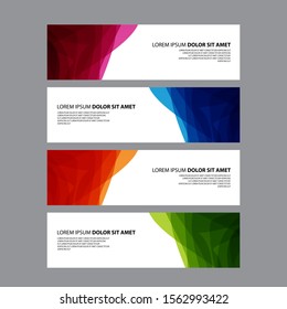 Vector Abstract design banner web template