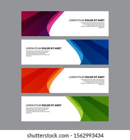 Vector Abstract design banner web template