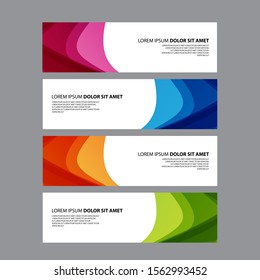 Vector Abstract design banner web template