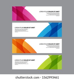 Vector Abstract design banner web template