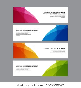 Vector Abstract design banner web template
