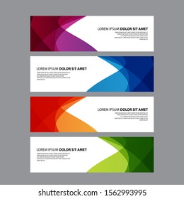 Vector Abstract design banner web template