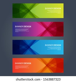Vector Abstract design banner web template