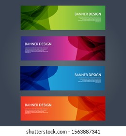 Vector Abstract design banner web template