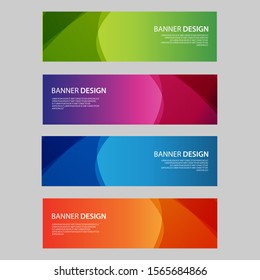 Vector Abstract design banner web template