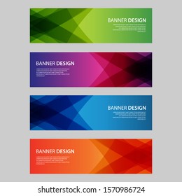 Vector Abstract design banner web template