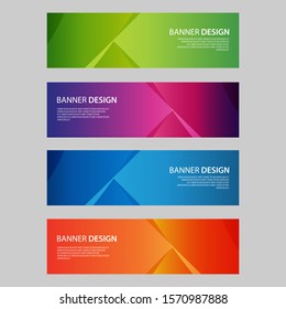 Vector Abstract design banner web template