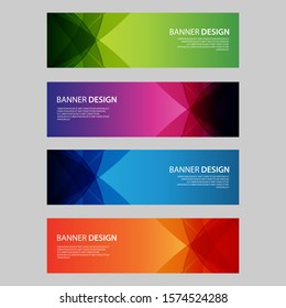 Vector Abstract design banner web template